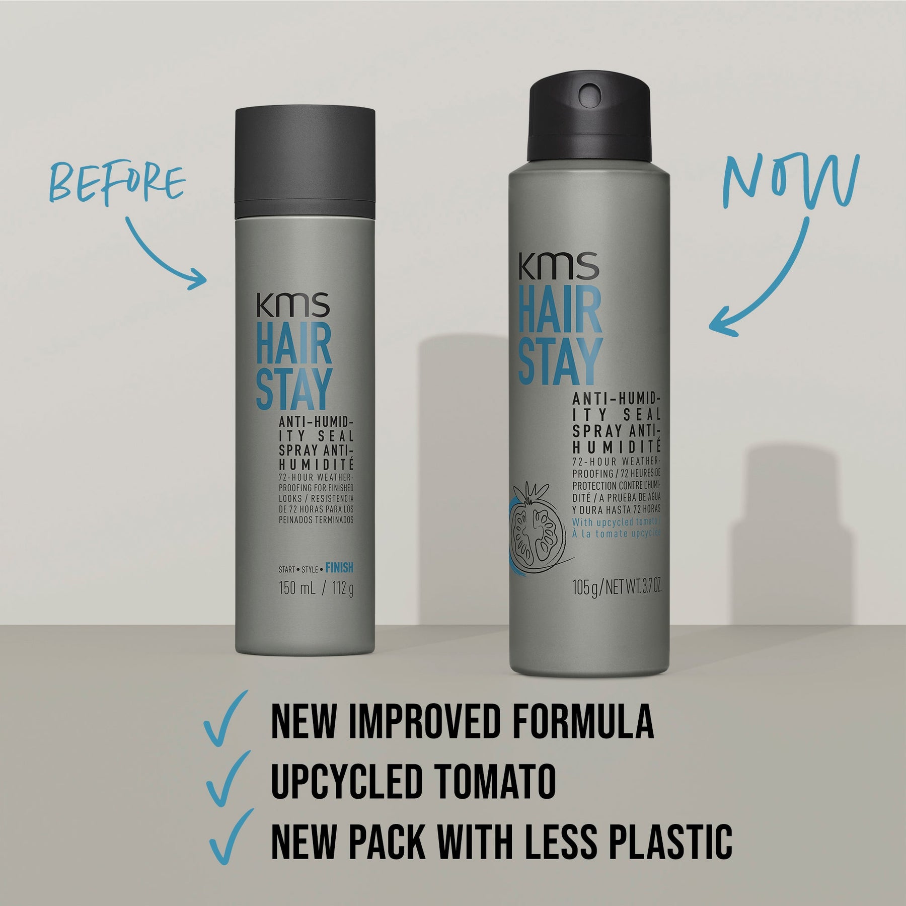 KMS KMS Hairstay Anti-Humid Seal 150ml Hair Styling Products