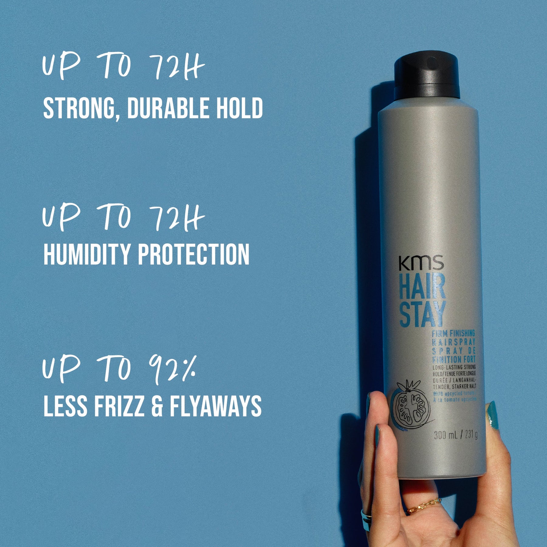 KMS KMS Hairstay Firm Finish Spray 300ml Hair Styling Products