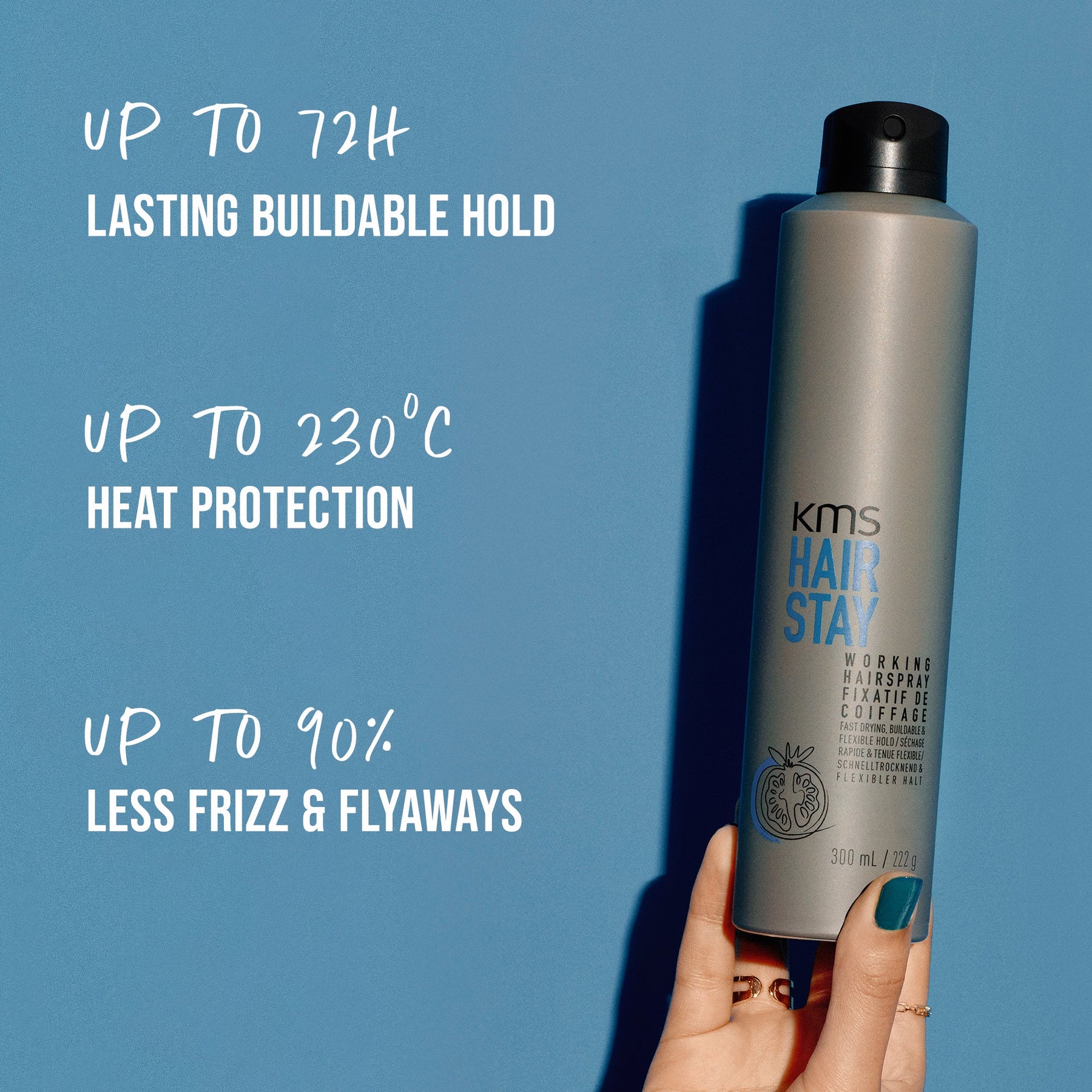 KMS KMS Hairstay  Working Spray 300ml Hair Styling Products