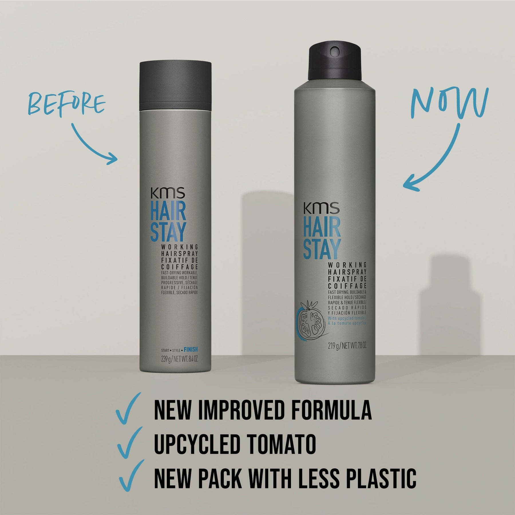 KMS KMS Hairstay  Working Spray 300ml Hair Styling Products