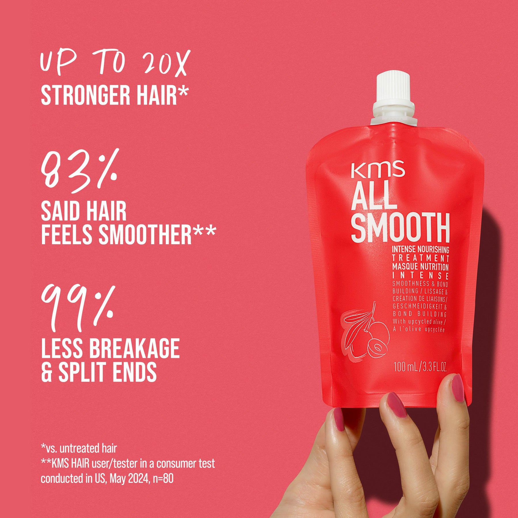 KMS KMS All Smooth Intense Nourishing Treatment 100ml Hair Treatments