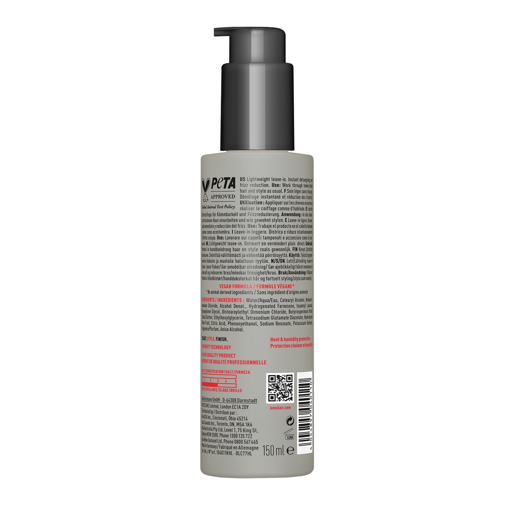 KMS KMS All Smooth Smoothing Lotion 150ml Hair Treatments