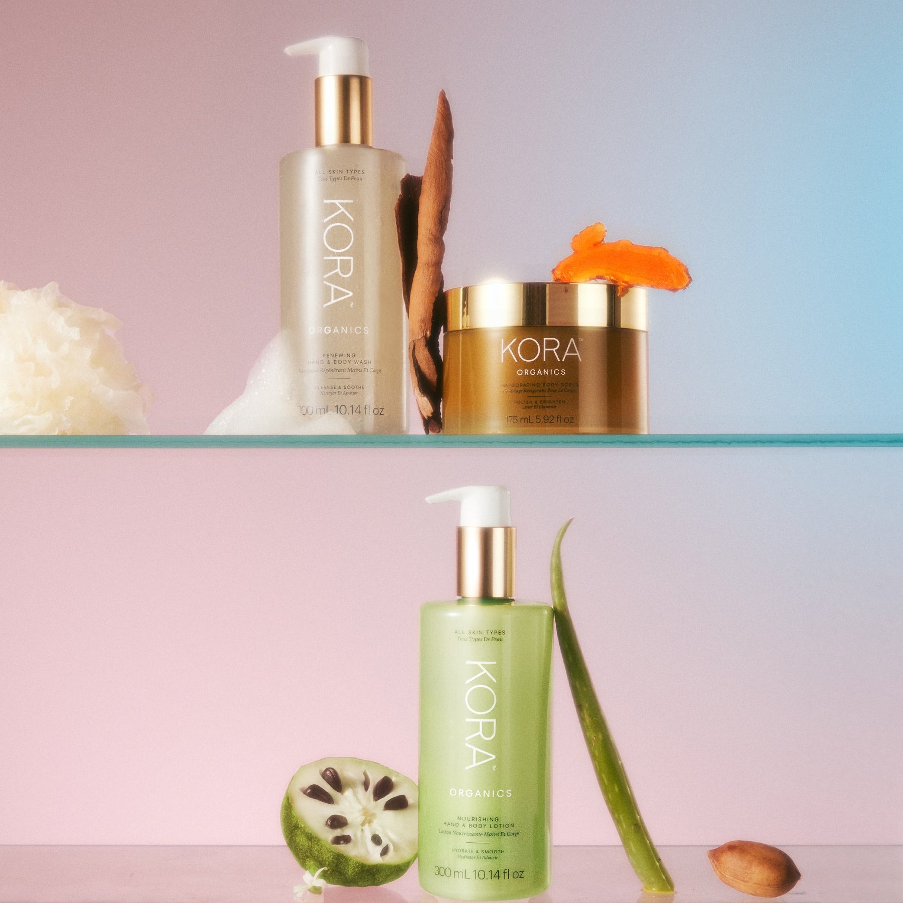 Kora Organics KORA Organics Renewing Hand and Body Wash 300ml Body Care