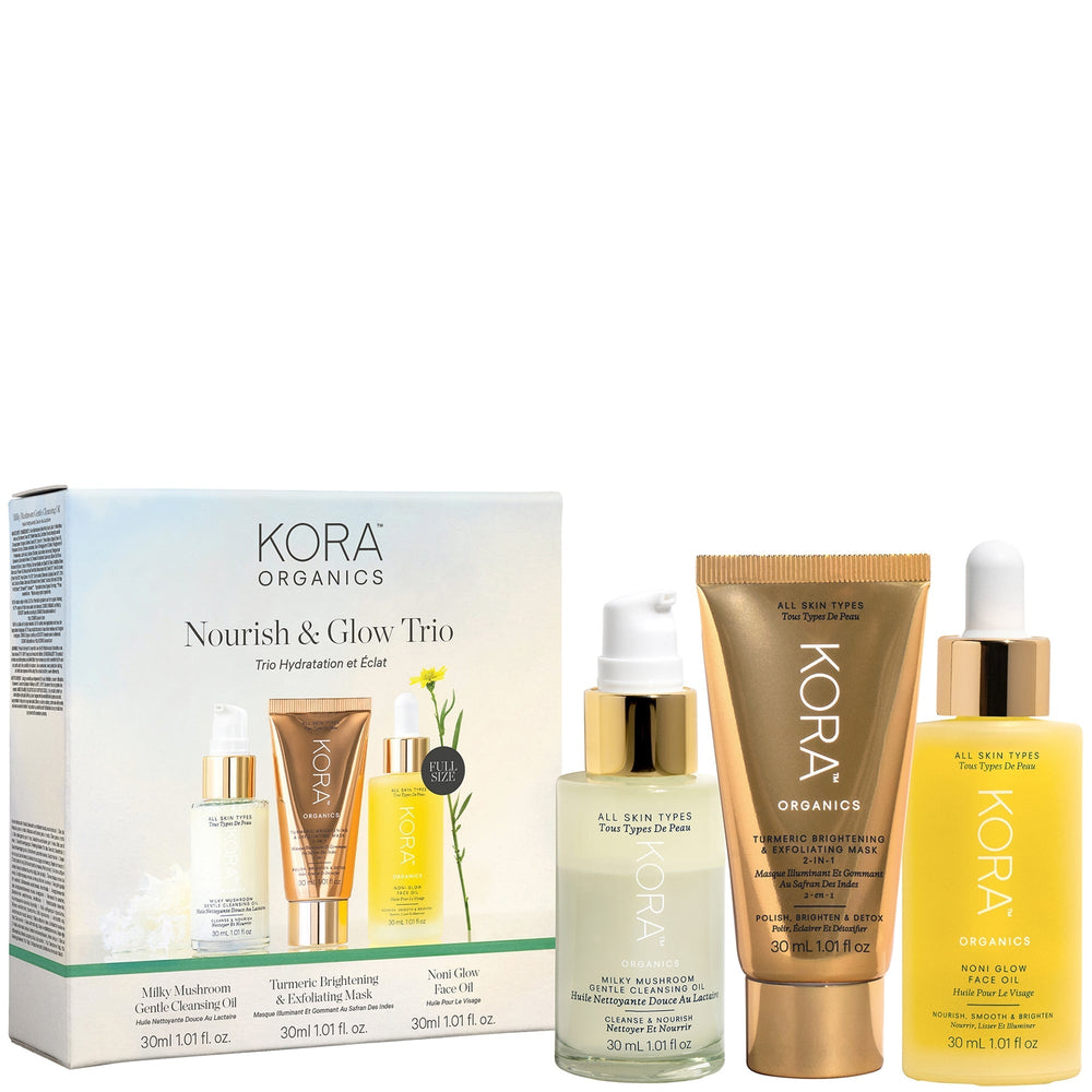 Kora Organics KORA Organics Nourish and Glow Trio Skin Care