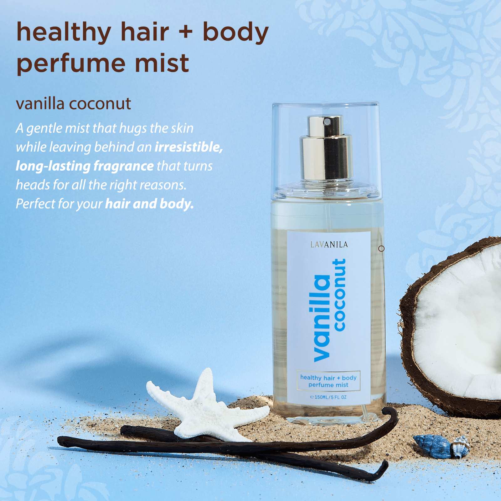 Lavanila Lavanila The Healthy Hair + Body Mist Vanilla Coconut 150ml Fragrance/Hair Mist