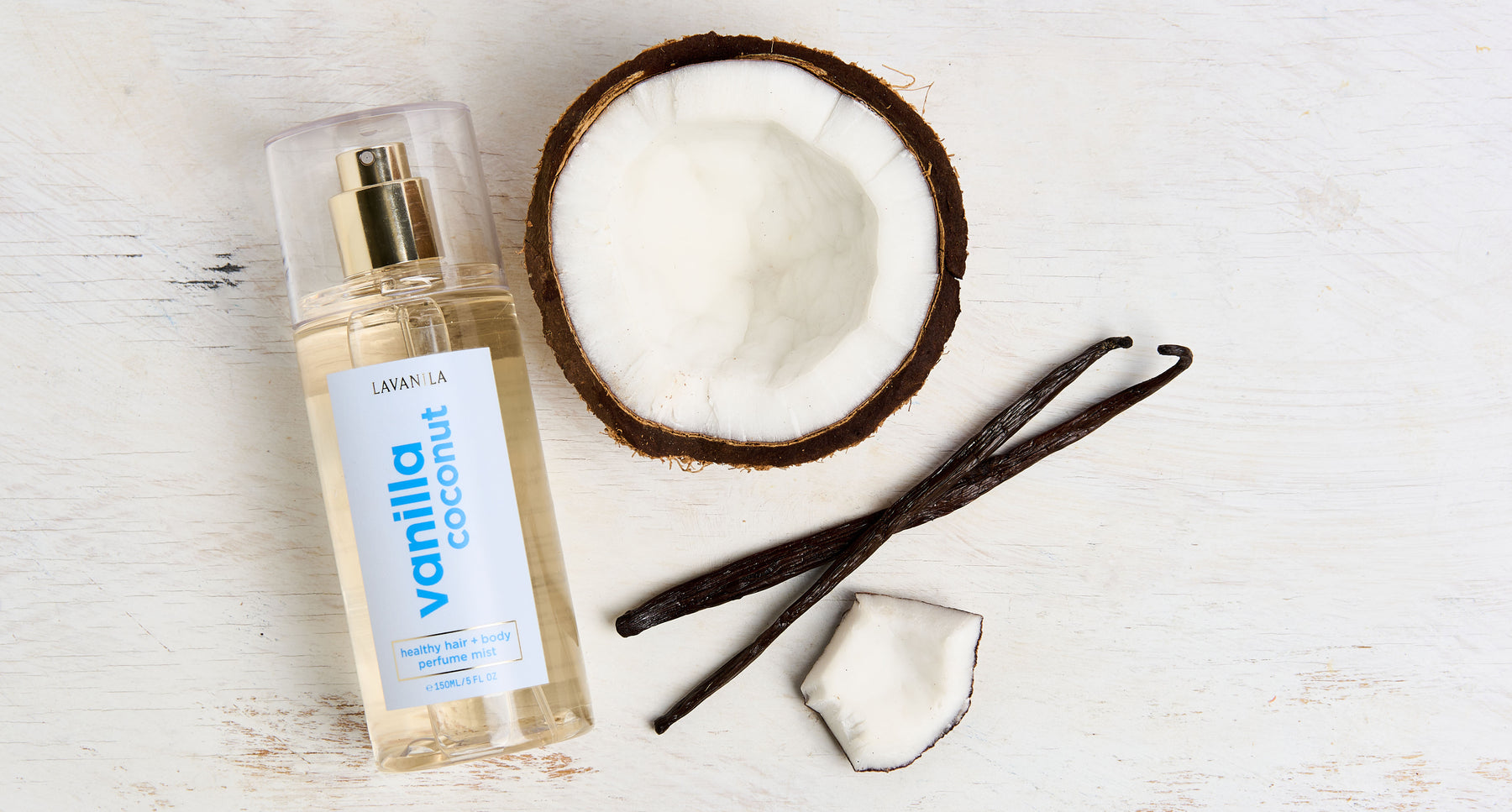 Lavanila Lavanila The Healthy Hair + Body Mist Vanilla Coconut 150ml Fragrance/Hair Mist