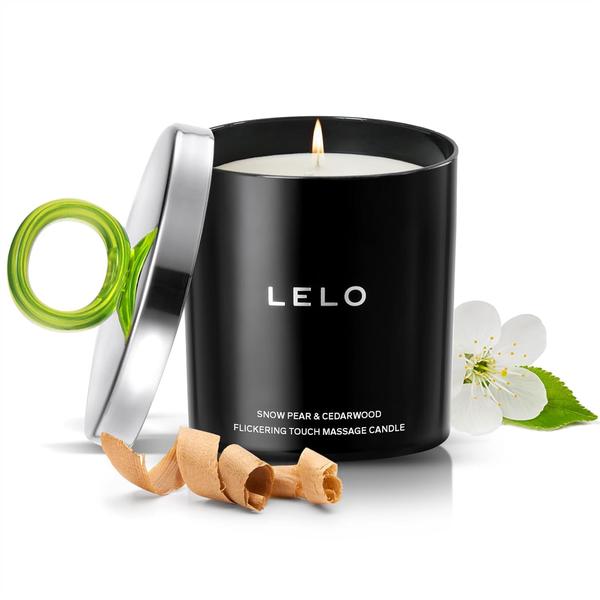 LELO LELO Snow Pear and Cedarwood Flickering Touch Massage Candle 150g Fragrance