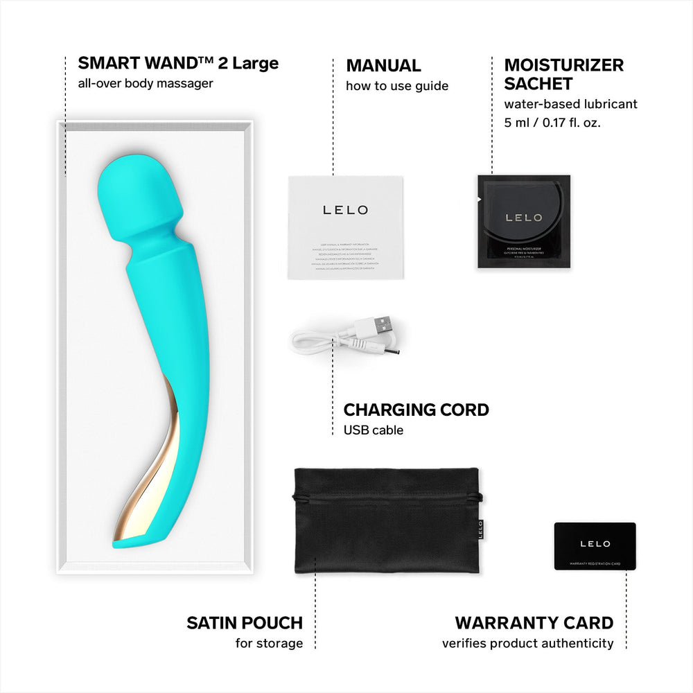 LELO LELO Smart Wand 2 Large Aqua