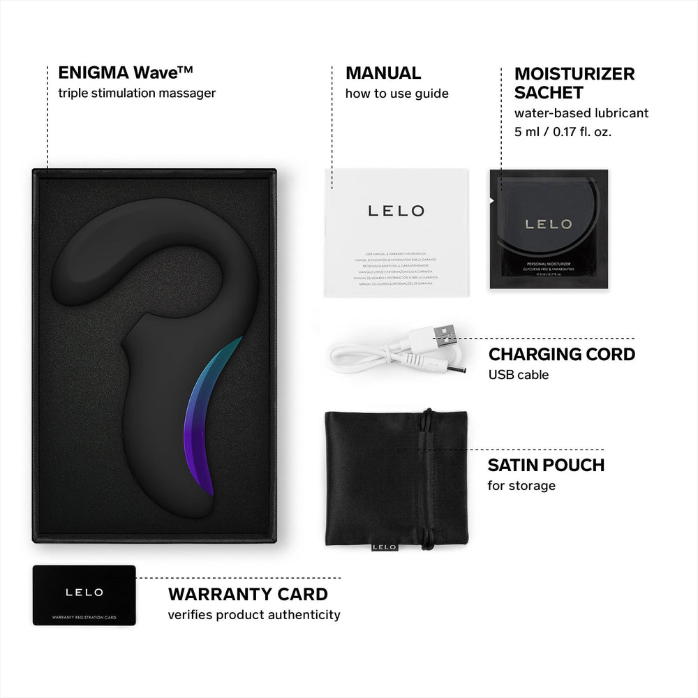 LELO LELO Enigma Wave Black Sexual Wellness