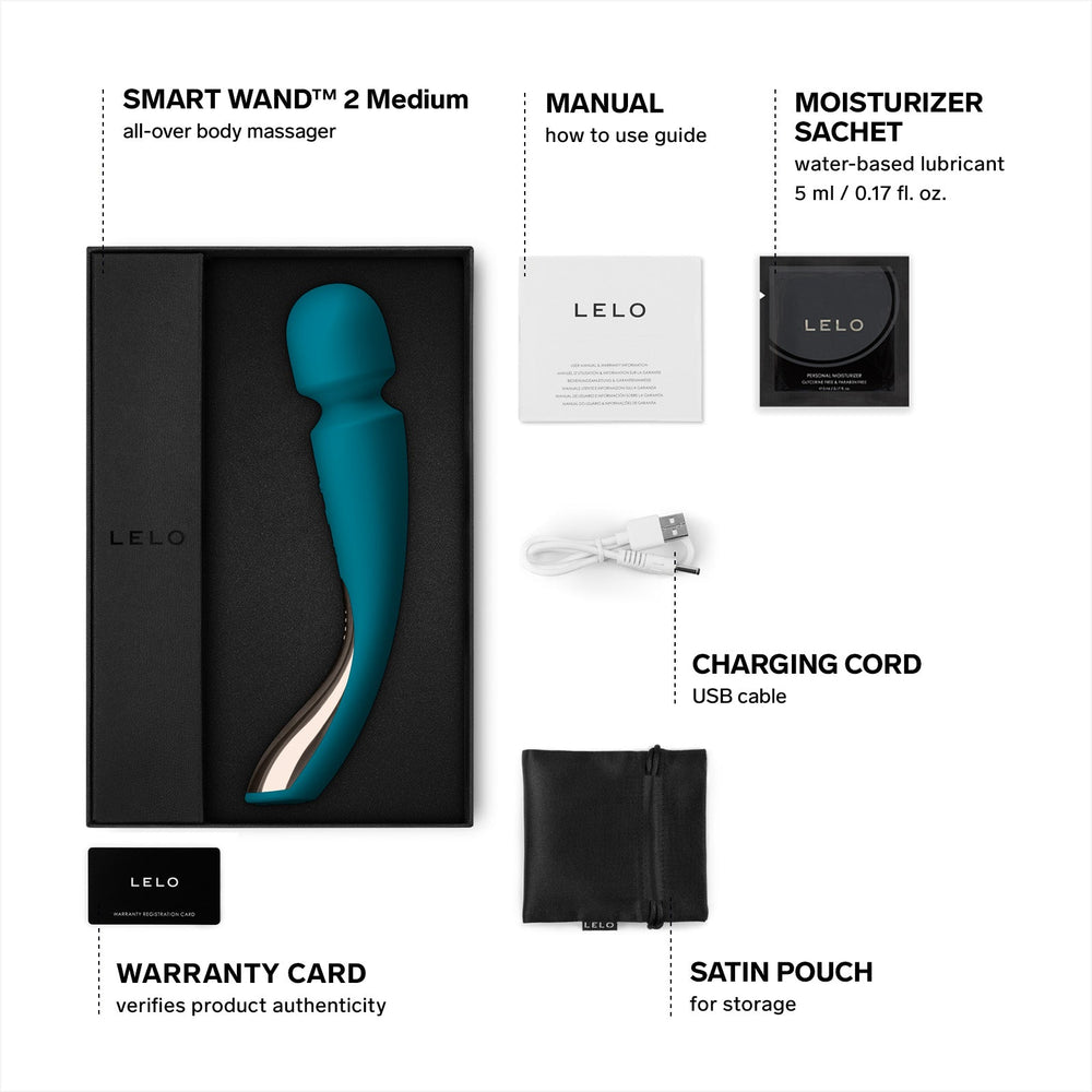 LELO LELO Smart Wand 2 Medium Ocean Blue Sexual Wellness