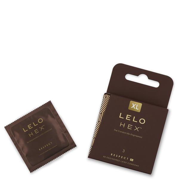 LELO LELO HEX Condoms Respect XL (3 Pack) Wellness