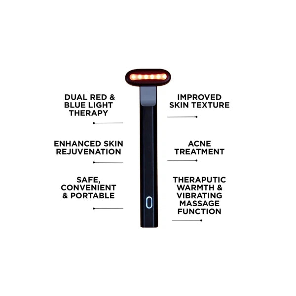Lonvitalite Lonvitalite PRO LED Facial Wand - Black LED Light Therapy