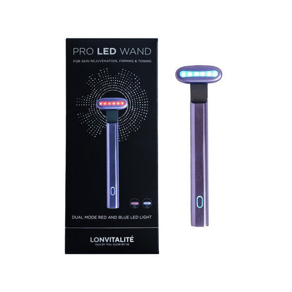 Lonvitalite Lonvitalite PRO LED Facial Wand - Black LED Light Therapy