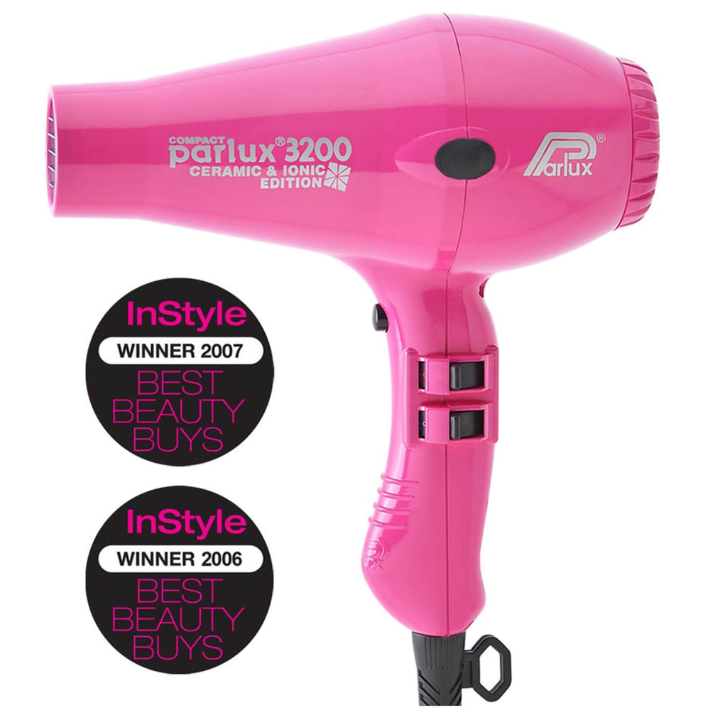 Lookfantastic Parlux 3200 Compact Ceramic & Ionic Hair Dryer 1900W (Various Shades) Hair Care