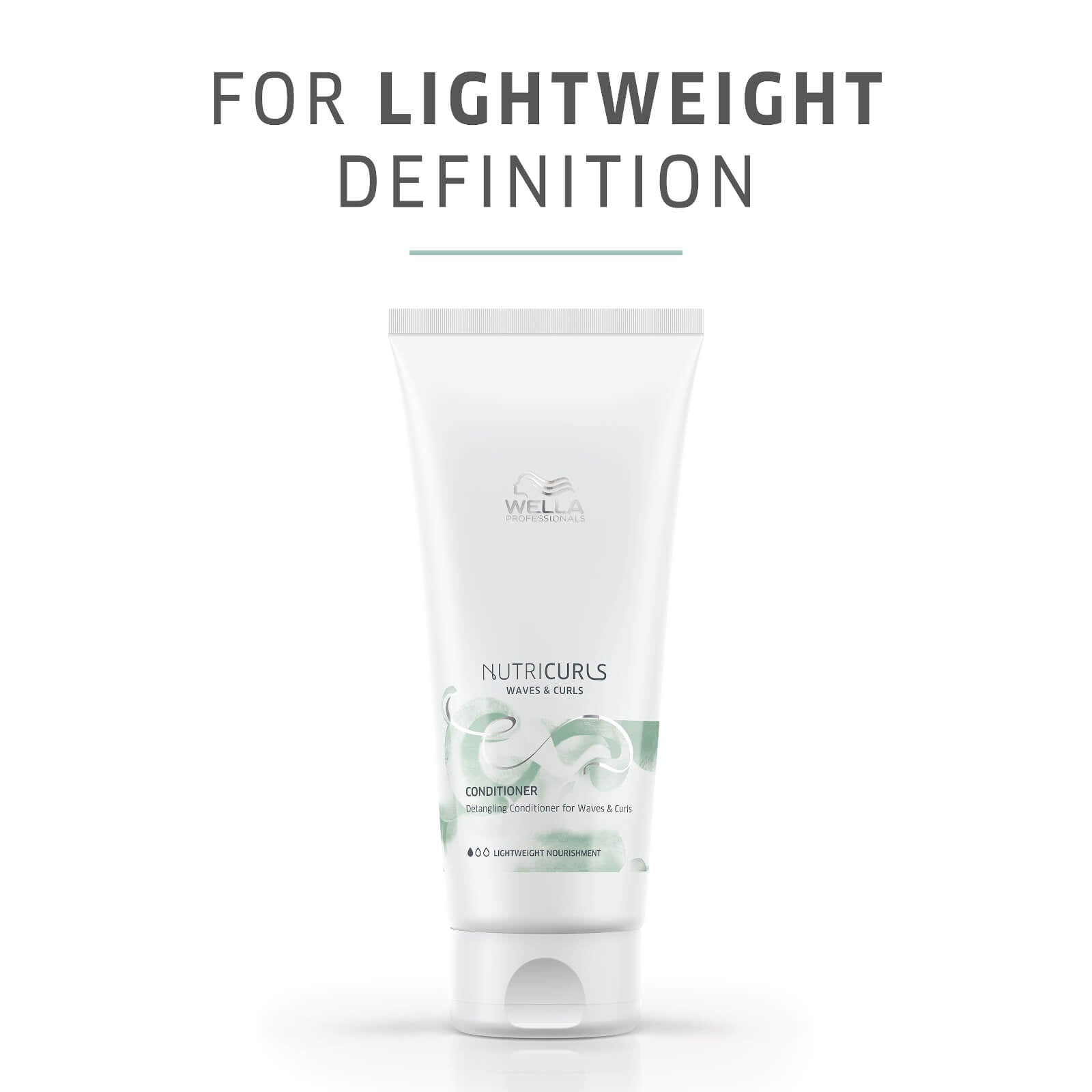 Lookfantastic Wella Professionals Care Nutricurls Detangling Conditioner for Waves and Curls 200ml Hair Care