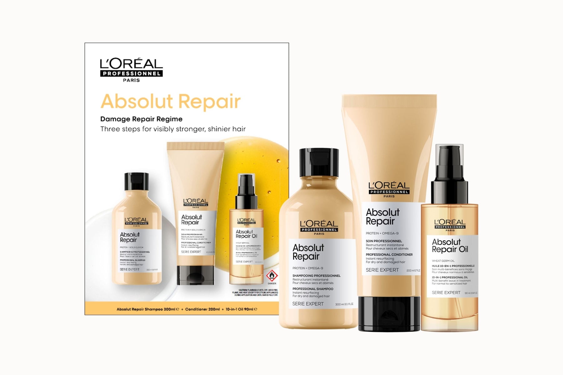 LOreal Professionnel L'Oreal Professionnel Absolut Repair Trio Pack Gift Sets [Health and Beauty]