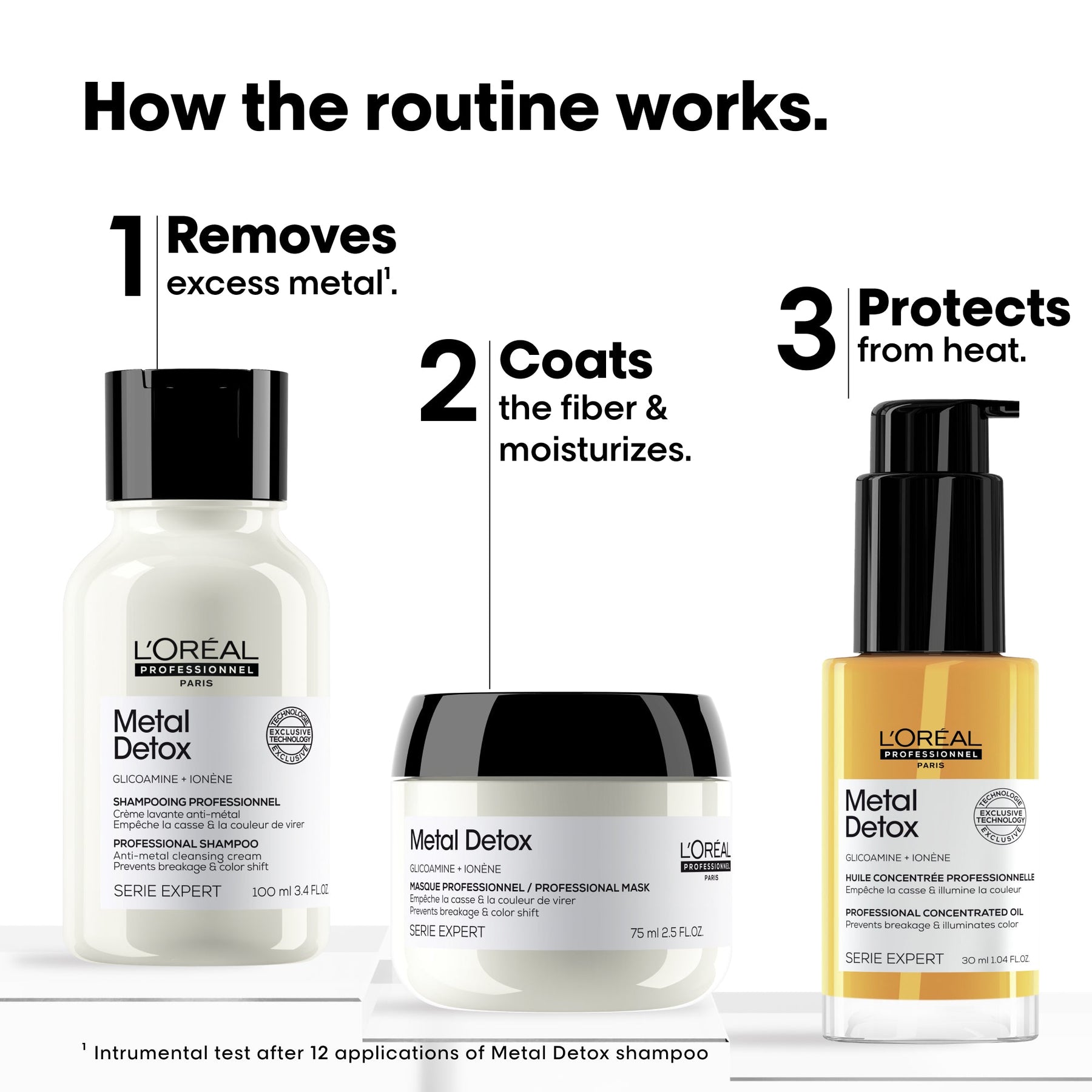 LOreal Professionnel L'Oreal Professionnel Metal Detox Mini Trio Discovery Kit Hair Care [Health and Beauty]