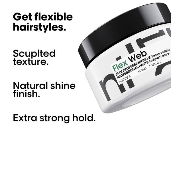 LOreal Professionnel L'Oreal Professionnel Tecni.ART Web Hair Sculpting Paste 150ml Hair Styling Products