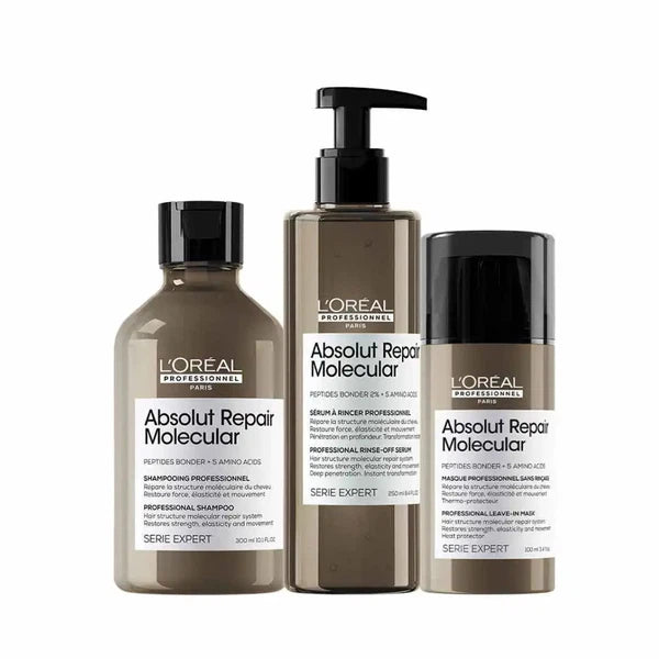 LOreal Professionnel L'Oreal Professionnel Absolut Repair Molecular Value Bundle Hair Treatments