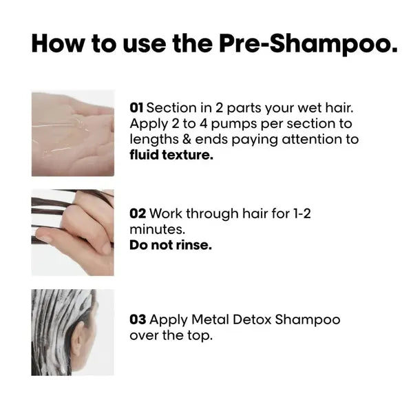 LOreal Professionnel Loreal Professionel Serie Expert Metal Detox Pre-Shampoo Treatment 250ml Hair Treatments
