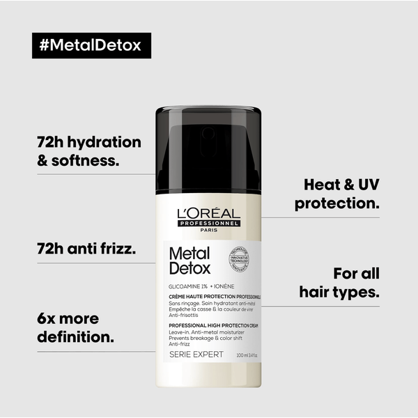 LOreal Professionnel L'Oreal Professionnel Metal Detox Leave-In Cream 100ml Leave-in Conditioner