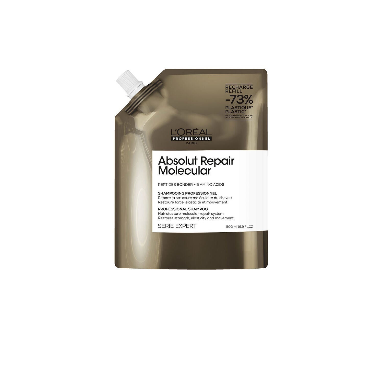 LOreal Professionnel L'Oreal Professionnel Absolut Repair Molecular Shampoo Refill 500ml Shampoo