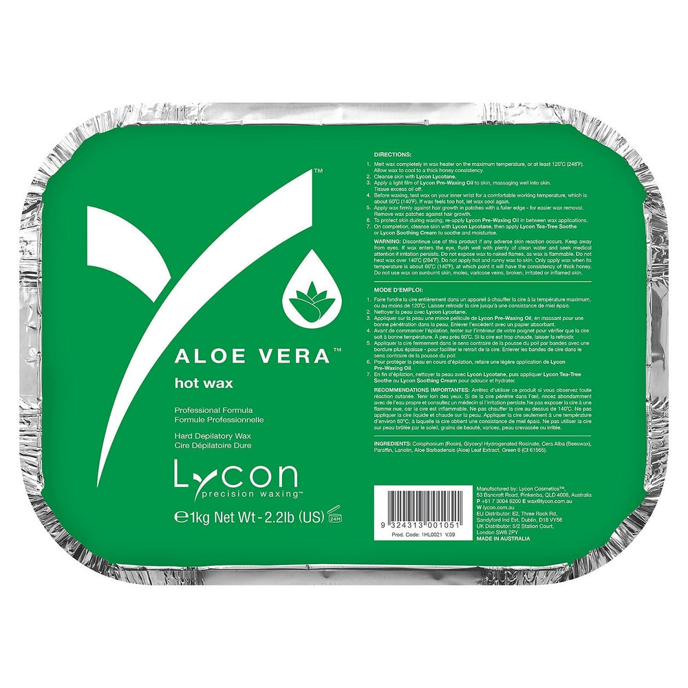 Lycon Lycon Aloe Vera Hot Wax 1kg Body Care