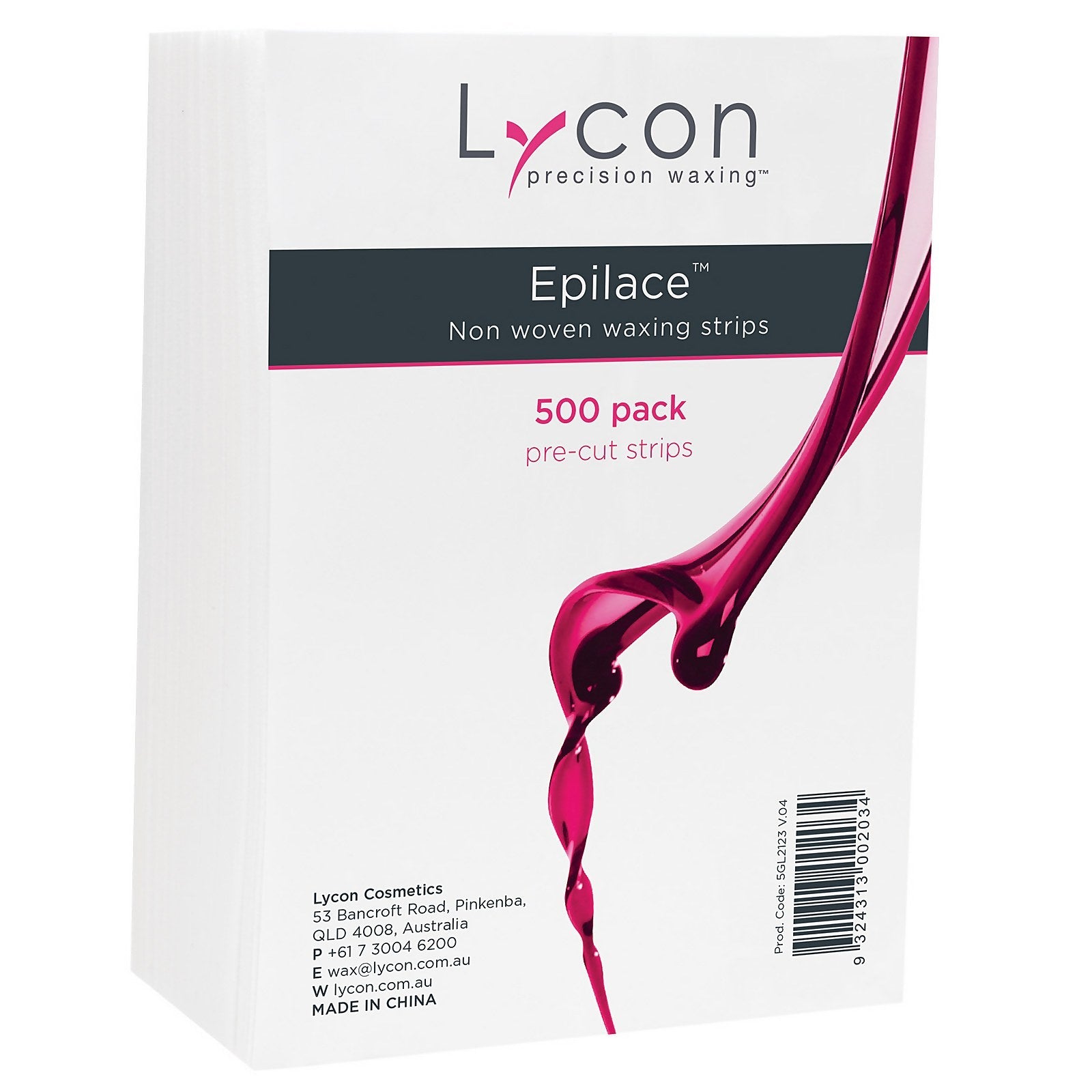 Lycon Lycon Epilace Non Woven Waxing Strips x 500 Body Care