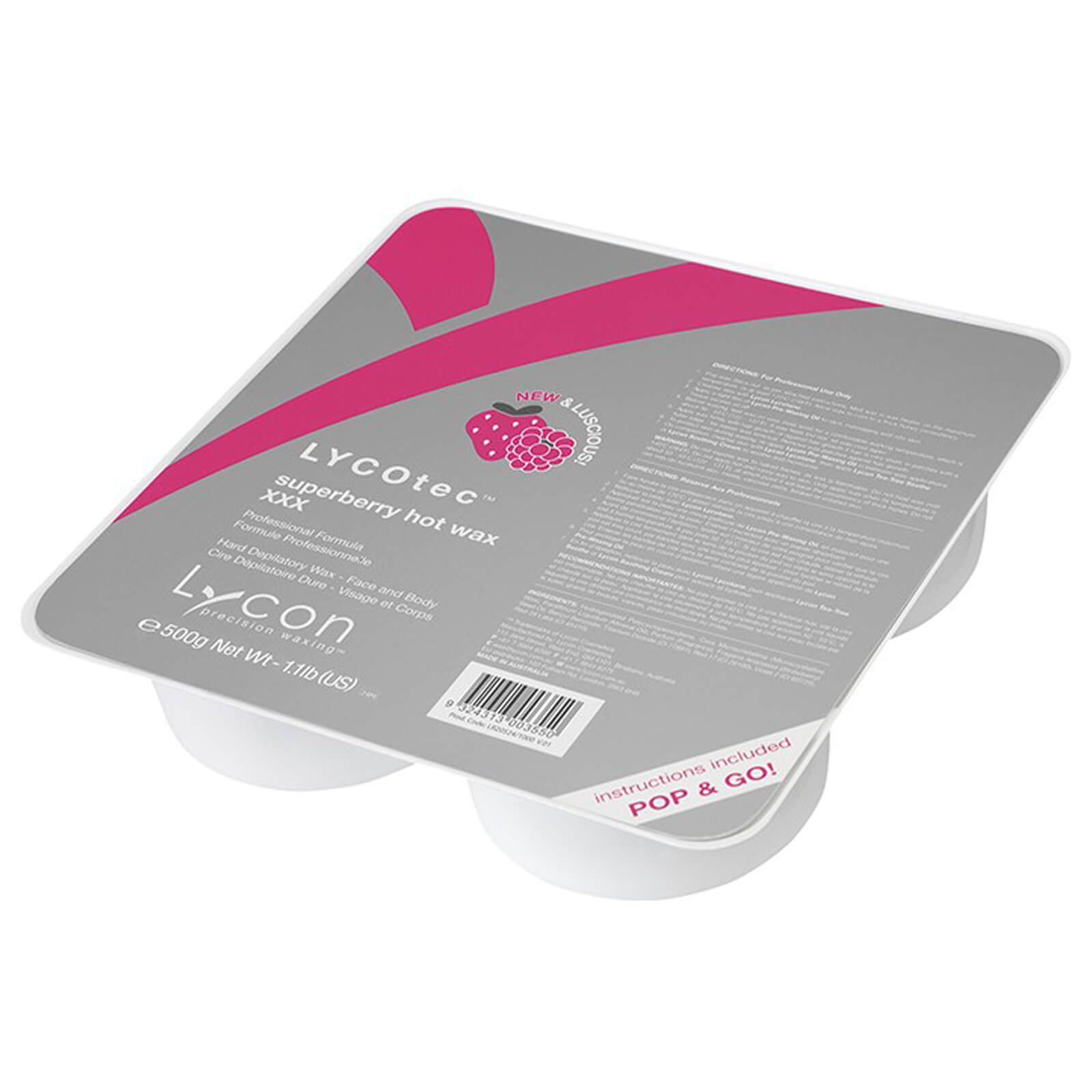 Lycon Lycon Lycotec Superberry Hot Wax Xxx 500g Body Care
