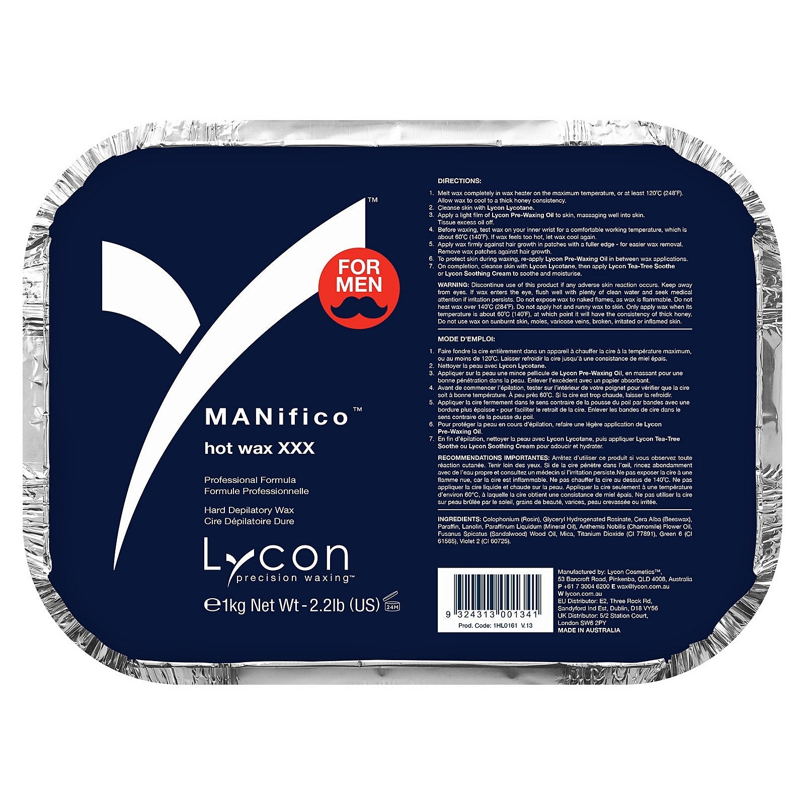 Lycon Lycon Manifico Hot Wax Xxx 1Kg Body Care