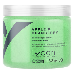Lycon Lycon Oil Free Sugar Scrub - Apple And Cranberry 520g Body Care
