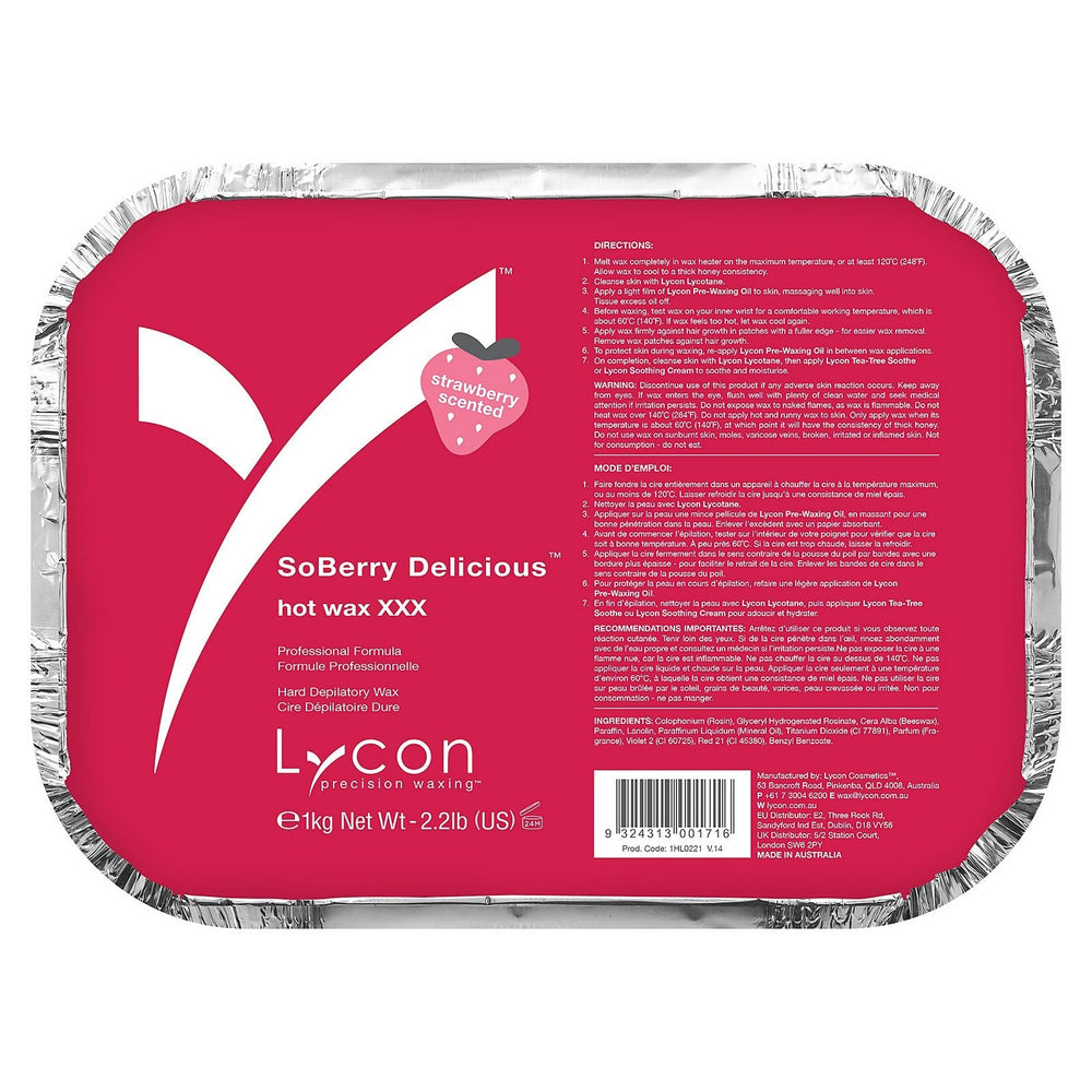 Lycon Lycon Soberry Delicious Hot Wax Xxx 1Kg Body Care