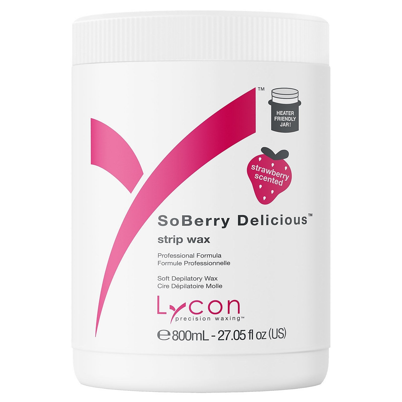 Lycon Lycon Soberry Delicious Strip Wax 800ml Body Care