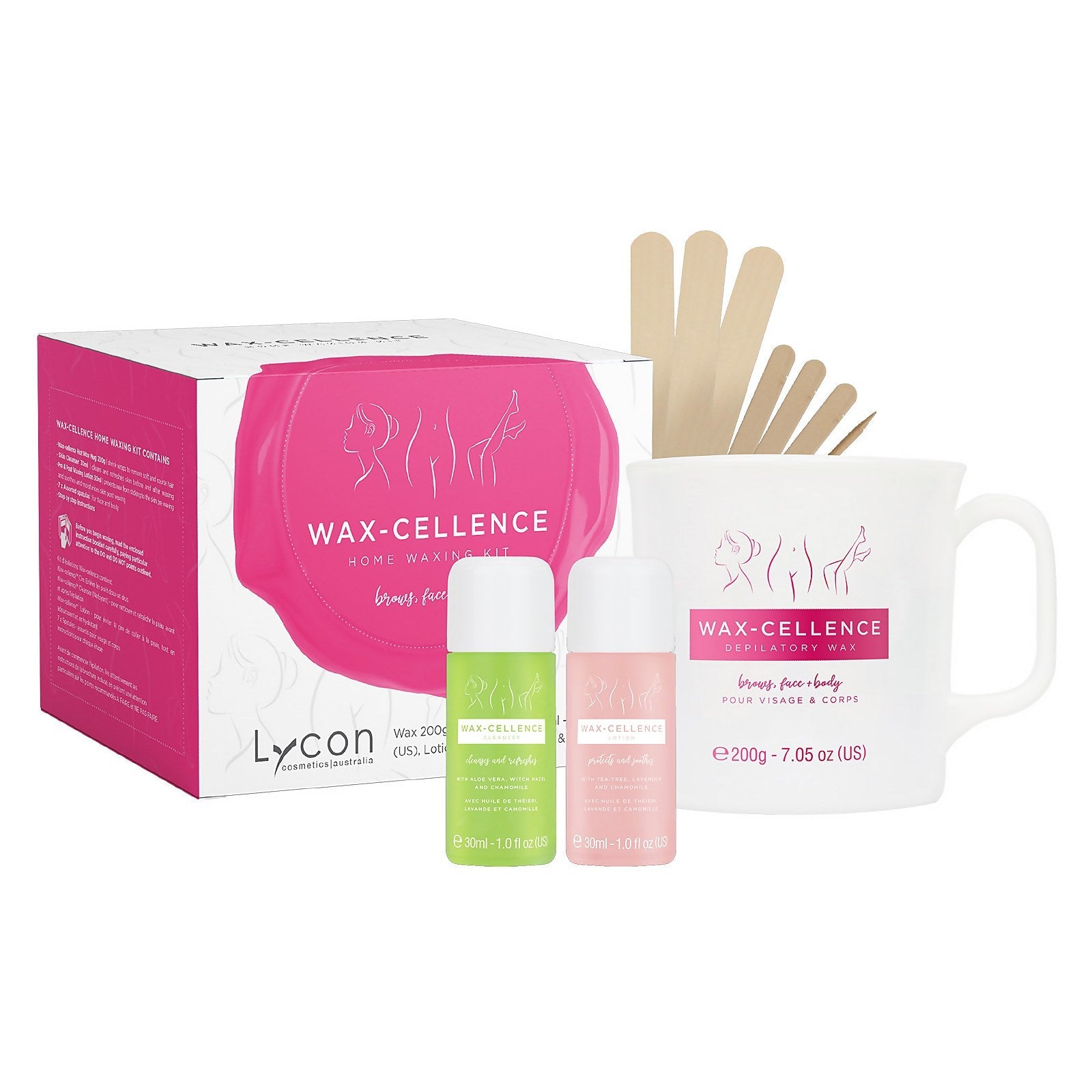 Lycon Wax-Cellence Wax Kit - Face and Body Body Care