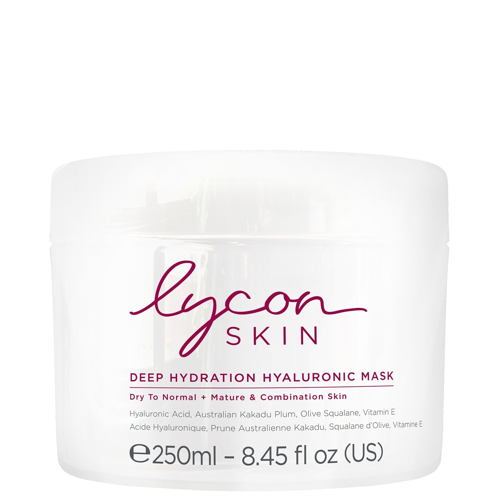 Lycon Lycon Skin Deep Hydration Hyaluronic Mask 250ml Skin Care