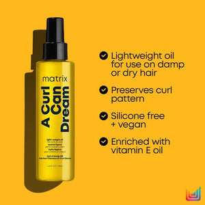 Matrix Matrix A Curl Can Dream Lightweigh Oil 131ml Hair Oils & Serums