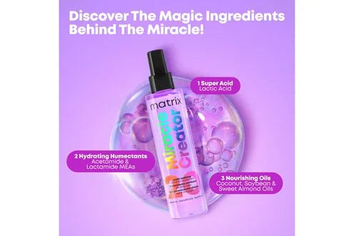 Matrix Matrix Miracle Creator Multi-Tasking Leave-In Treatment 190ml Hair Styling Products