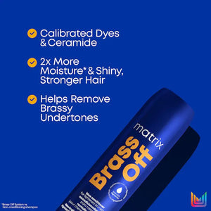 Matrix Total Results Matrix Brass Off Blue Conditioner 300ml Conditioner