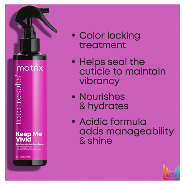 Matrix Total Results Matrix Keep Me Vivid Colour Lamination Spray 200ml Conditioner