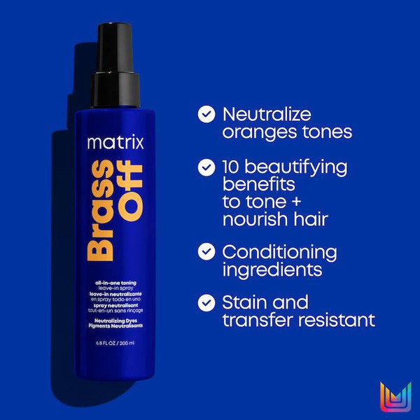 Matrix Total Results Matrix Brass Off Toning Spray 200ml Hair Colourant