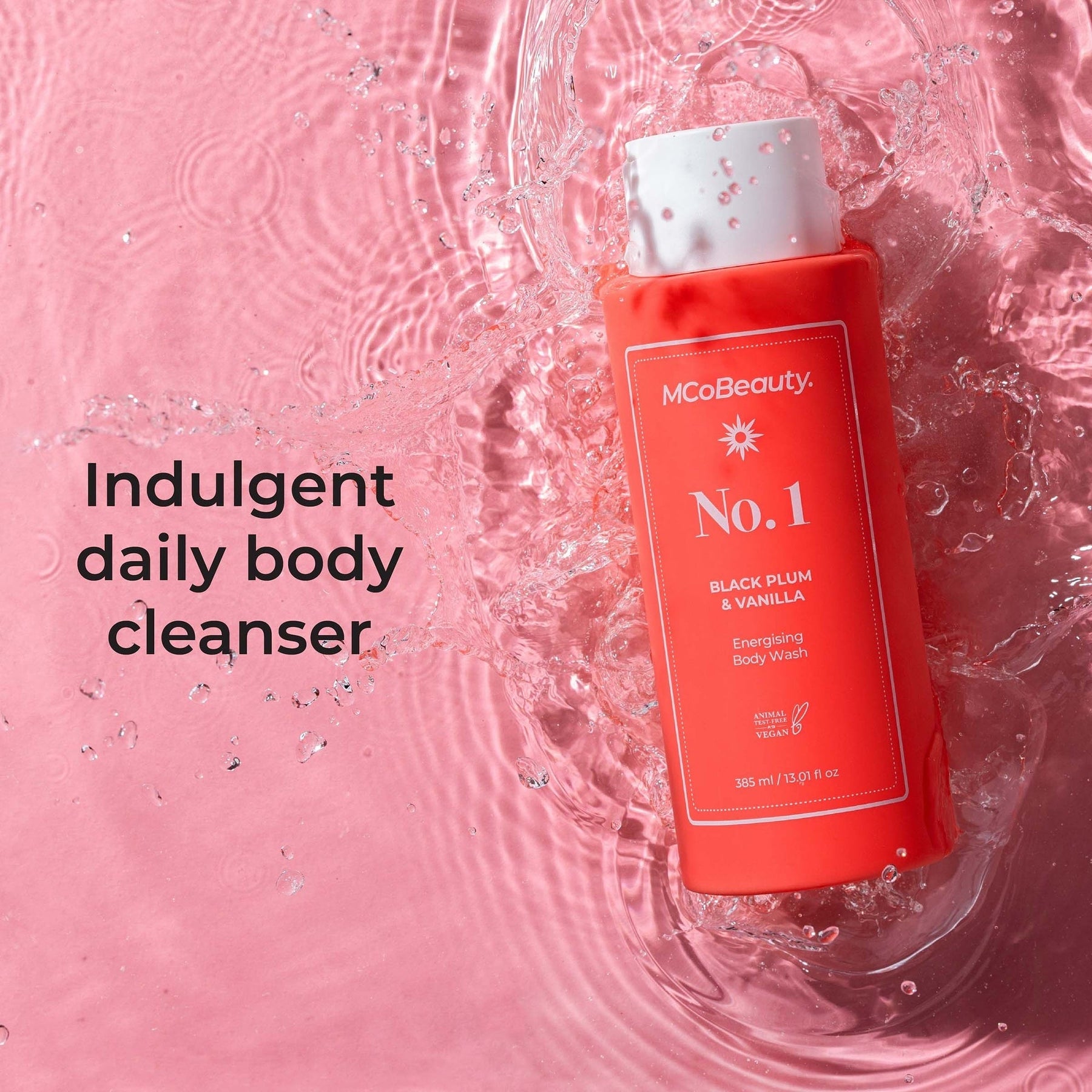 MCoBeauty MCoBeauty Everyday Body Wash Cream-Gel 385ml  - No.1 Black Plum & Vanilla Body Care