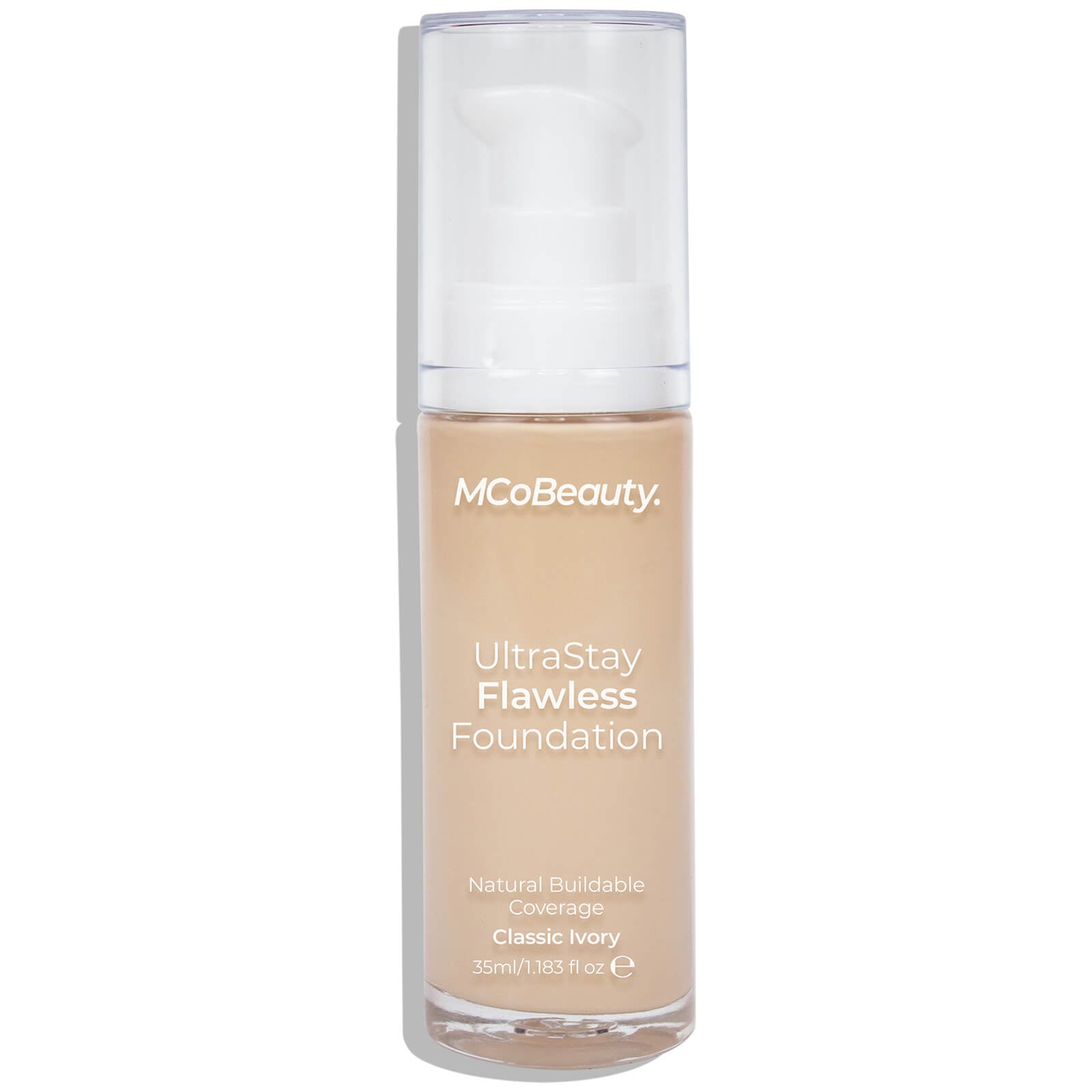 MCoBeauty Classic Ivory MCoBeauty Ultra Stay Flawless Foundation 35ml (Various Shades) Cosmetics