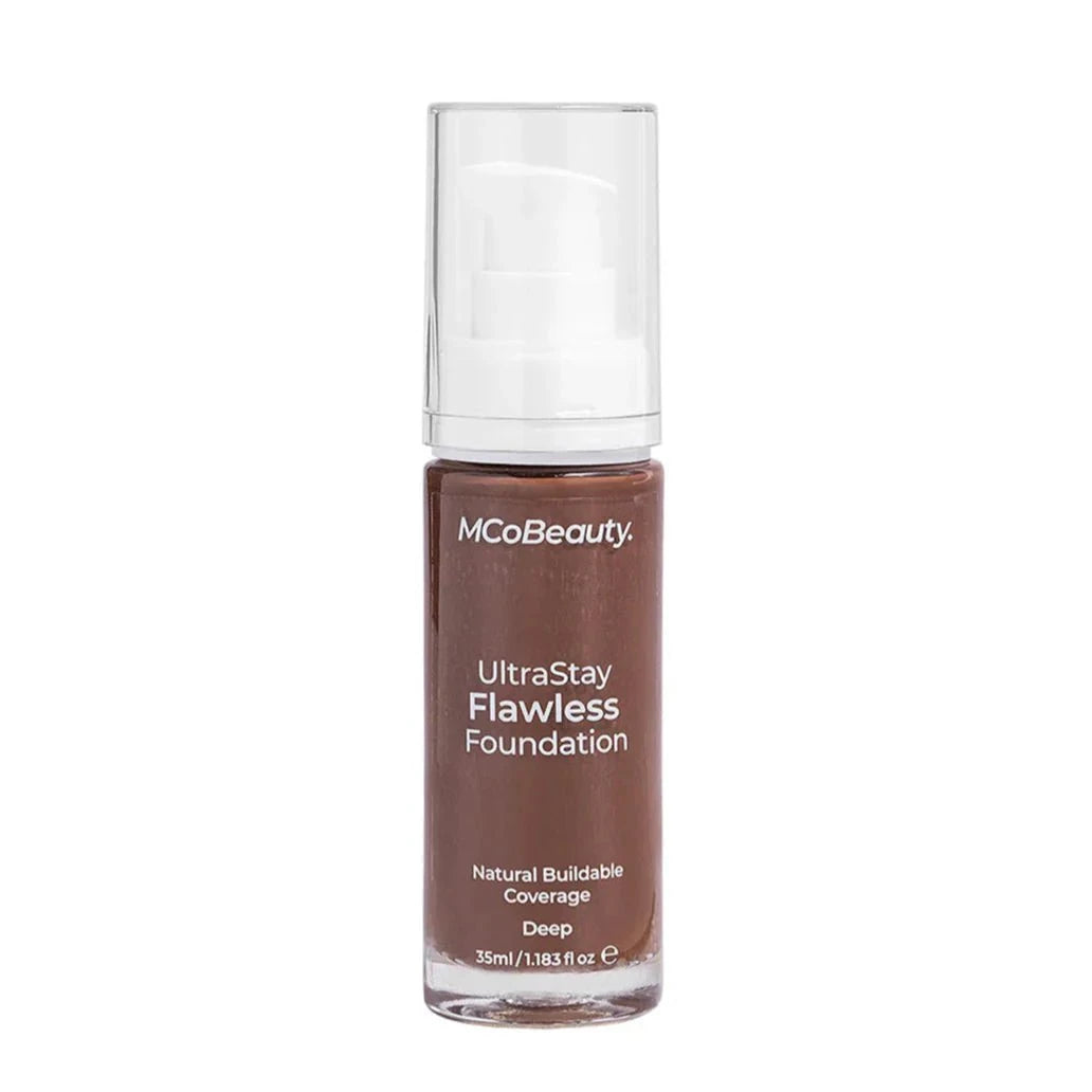 MCoBeauty Deep MCoBeauty Ultra Stay Flawless Foundation 35ml (Various Shades) Cosmetics