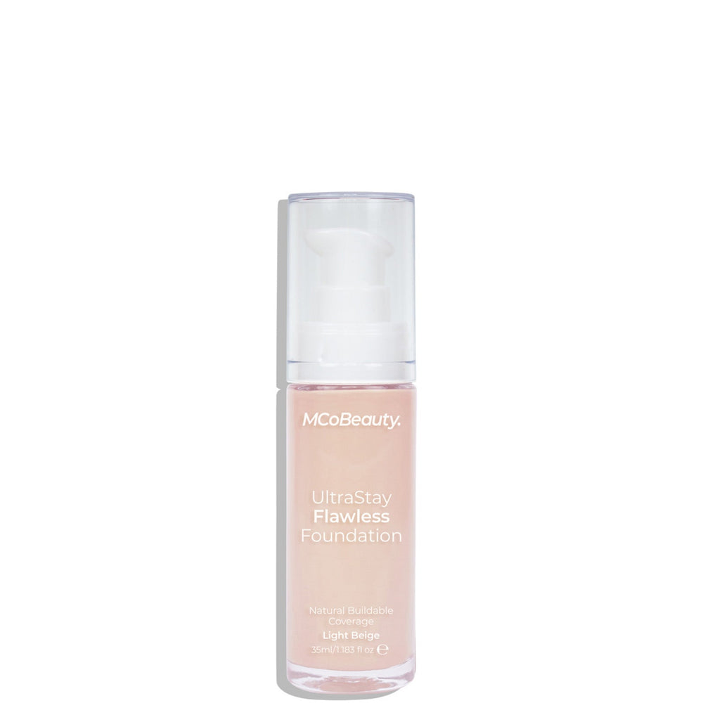MCoBeauty Light Beige MCoBeauty Ultra Stay Flawless Foundation 35ml (Various Shades) Cosmetics