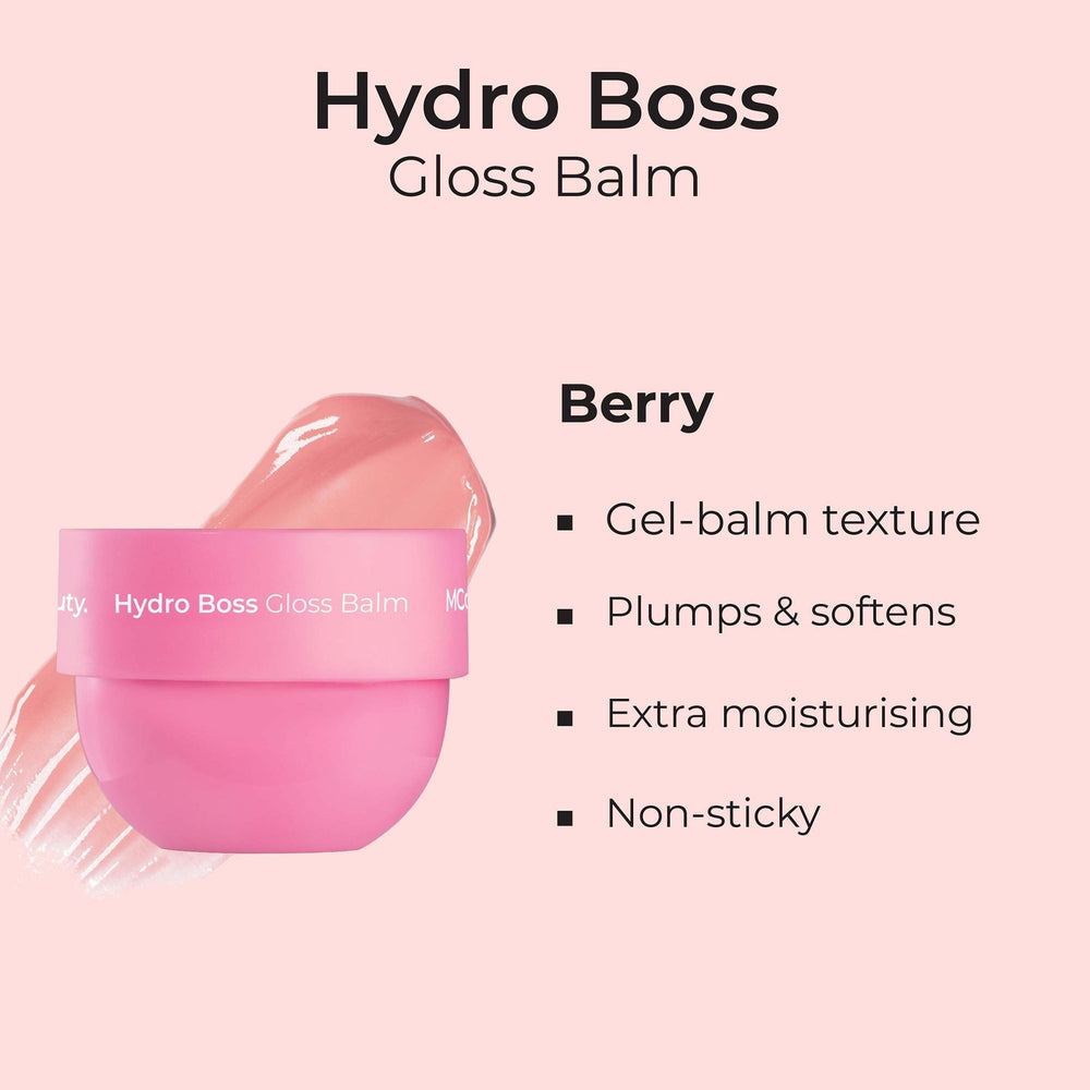 MCoBeauty MCoBeauty Hydro Boss Gloss Balm 25g - Berry Cosmetics