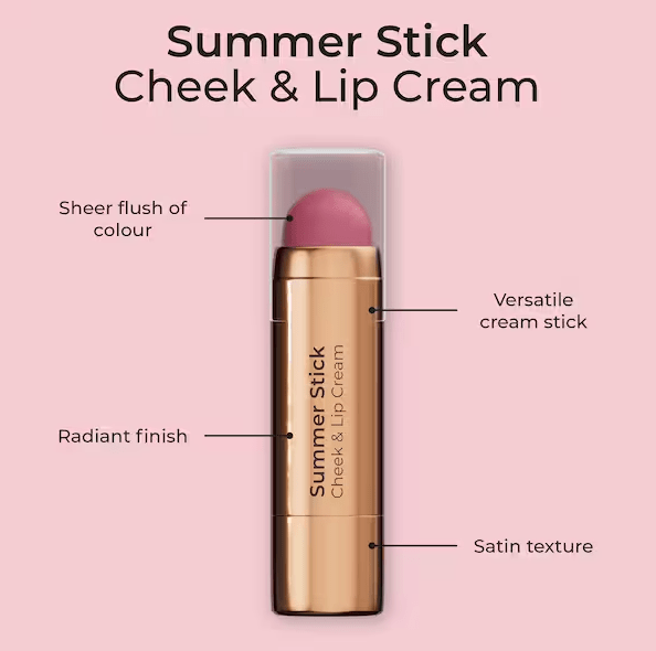 MCoBeauty MCoBeauty Summer Stick Cheek & Lip Cream (Various Shades) Cosmetics