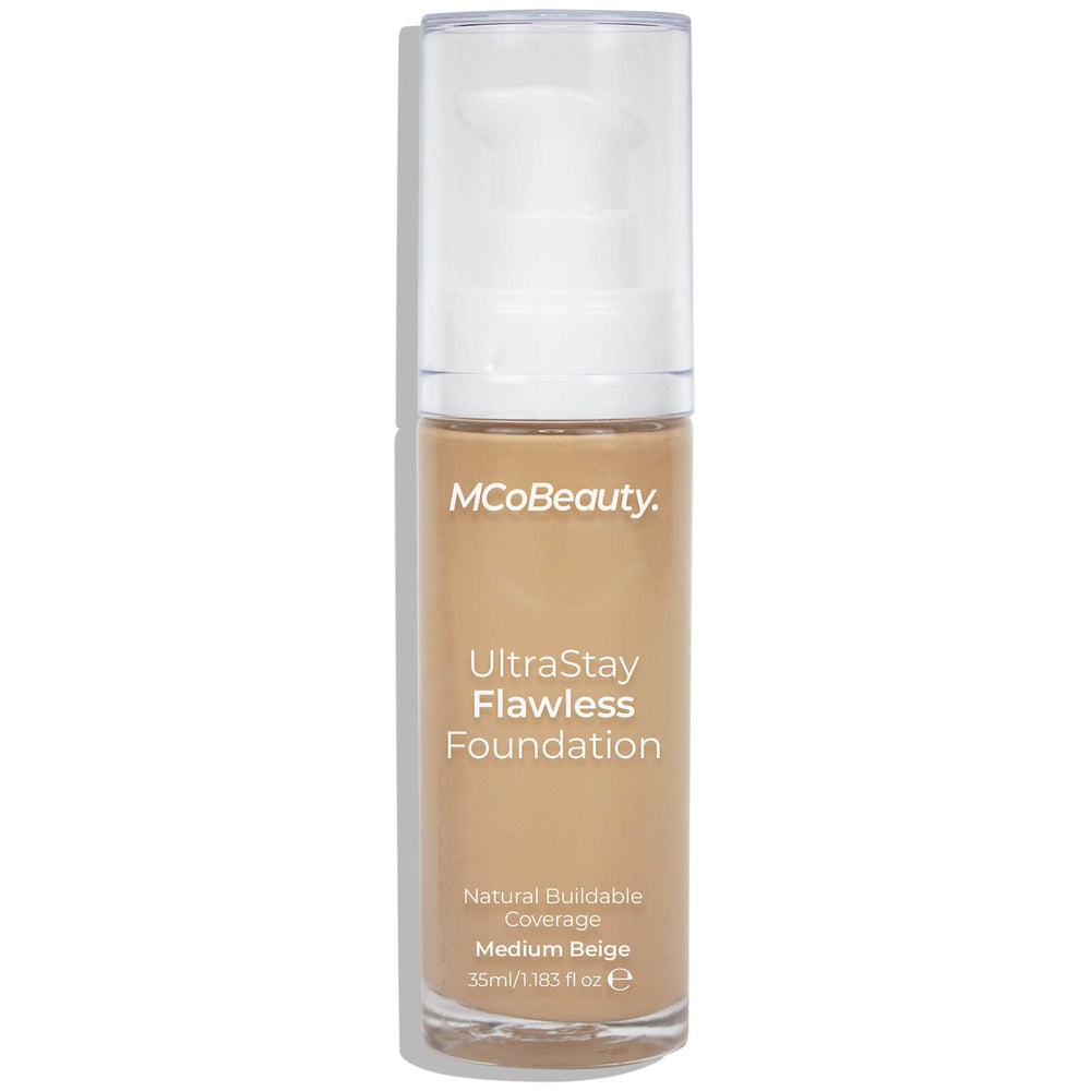MCoBeauty Medium Beige MCoBeauty Ultra Stay Flawless Foundation 35ml (Various Shades) Cosmetics