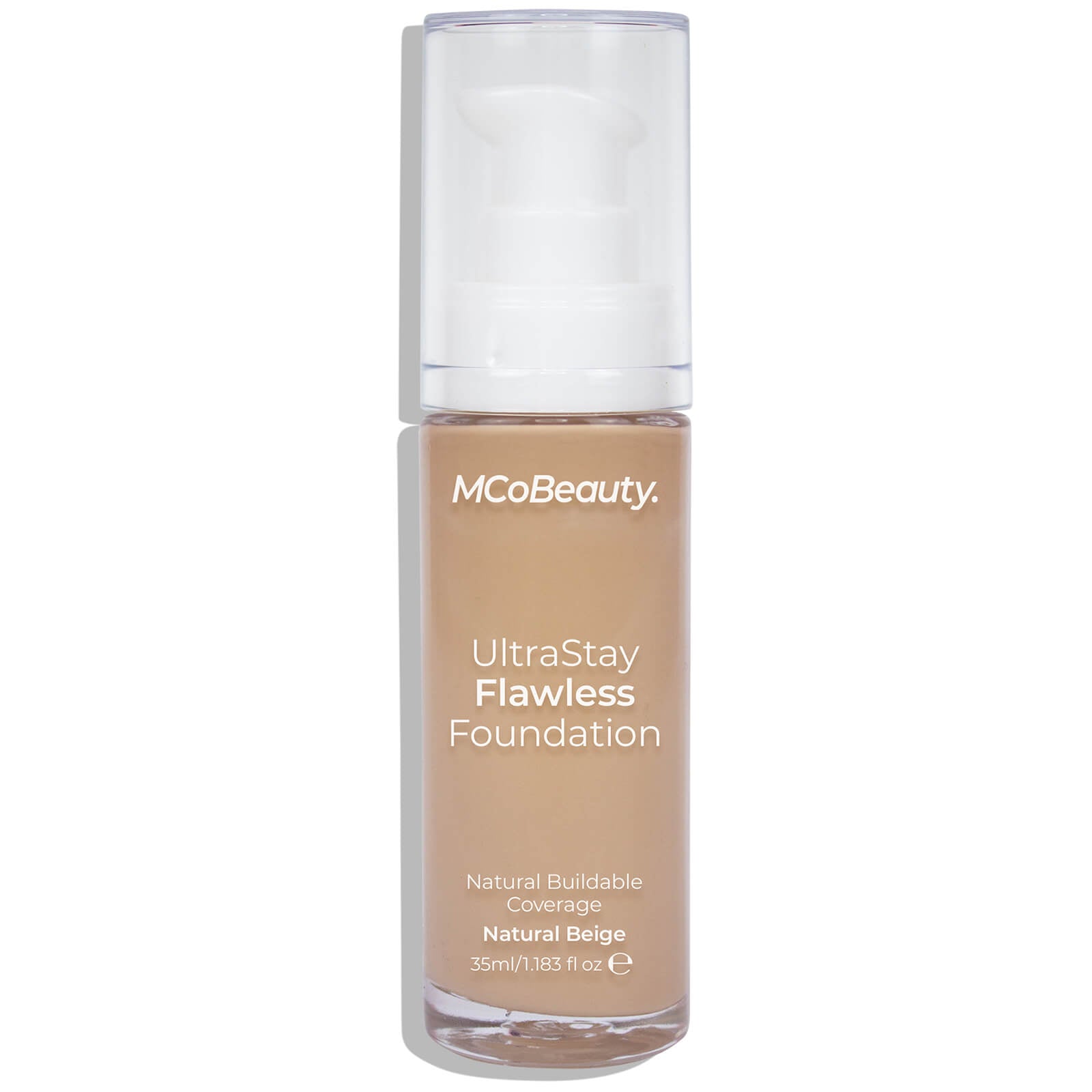 MCoBeauty Natural Beige MCoBeauty Ultra Stay Flawless Foundation 35ml (Various Shades) Cosmetics