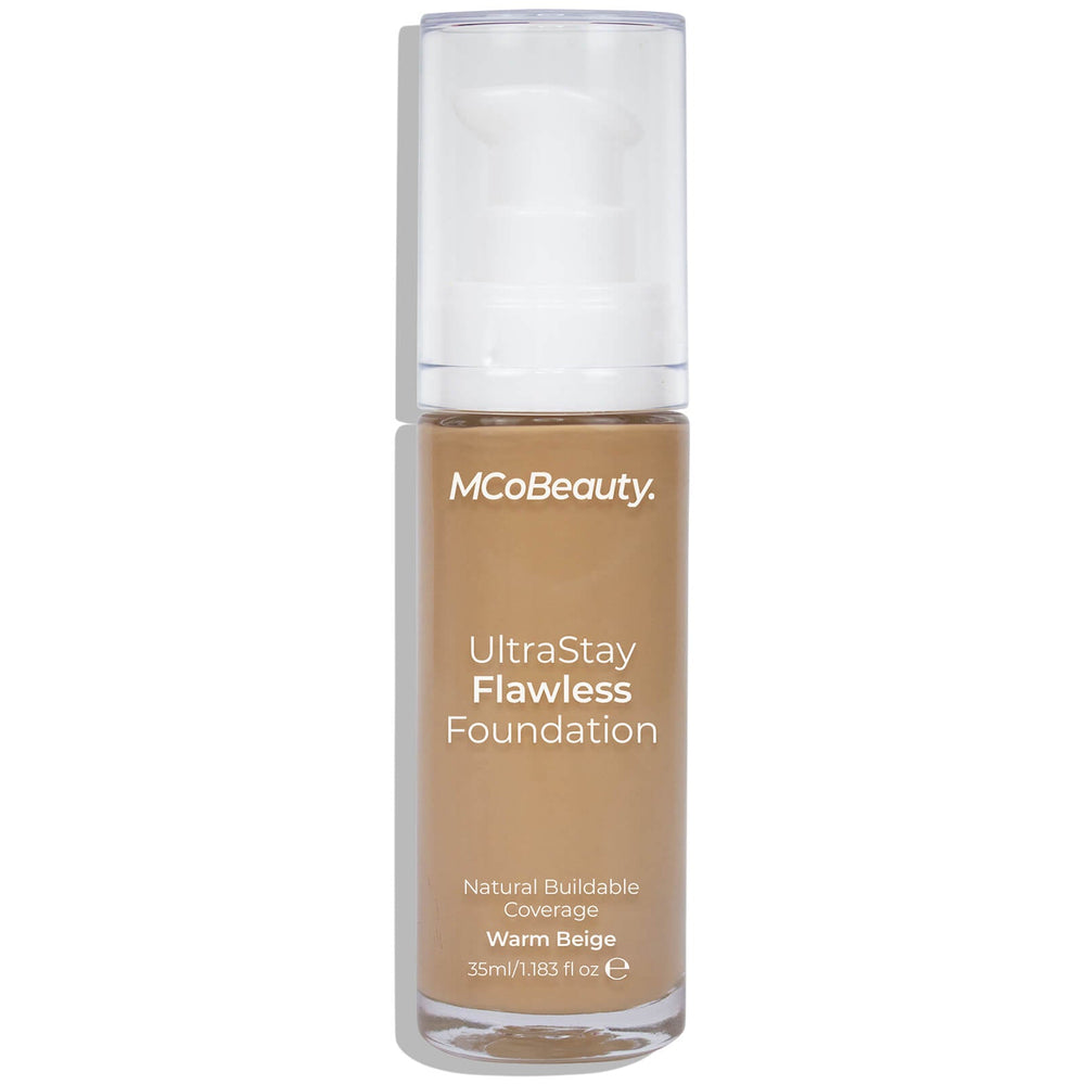 MCoBeauty Warm Beige MCoBeauty Ultra Stay Flawless Foundation 35ml (Various Shades) Cosmetics