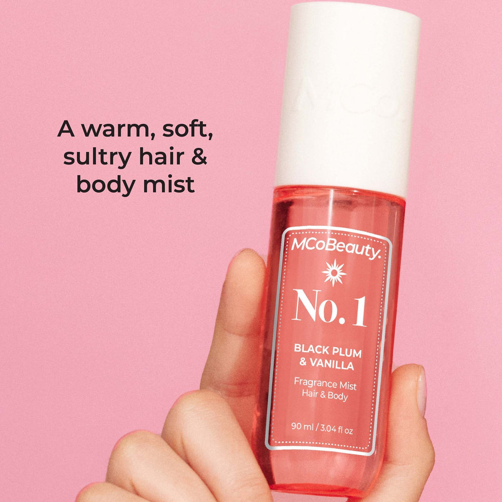 MCoBeauty MCoBeauty Fragrance Mist Hair & Body 90ml - No.1 Black Plum & Vanilla Fragrance